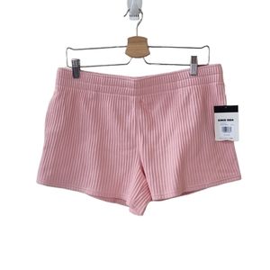 REEF Pink Beachy Rib Pull On Short Size L